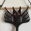 Hand Woven Bat Hanging Tapestry Black Color Geometric Wall Hanging  Bedroom Decor