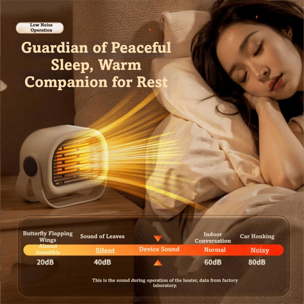 Portable Electric Heater Small Size Hot Air Blower Space Heater Energy Saving Heater Room Heating