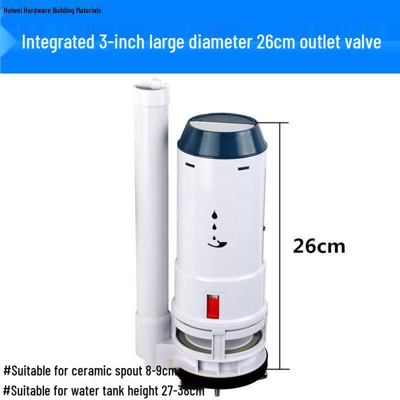 3-Inch Flush Valve: Dual/Single Push Toilet Flushing Mechanism
