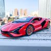 1/18 масштаб Lambo Sian, литая под давлением модель автомобиля, игрушечный автомобиль с откатным механизмом, звуком и светом для детей, взрослых, подарочная коллекция