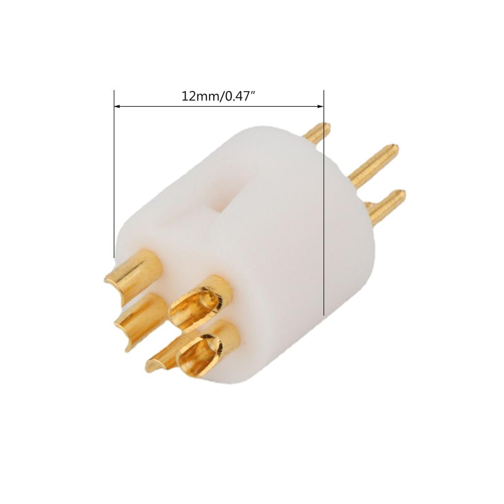 Проигрыватель Тонарм 5-контактный Hi-Fi Штекерный разъем DIN Для Rega Linn Roksan Чистая медь M DIN Позолоченный штекер
