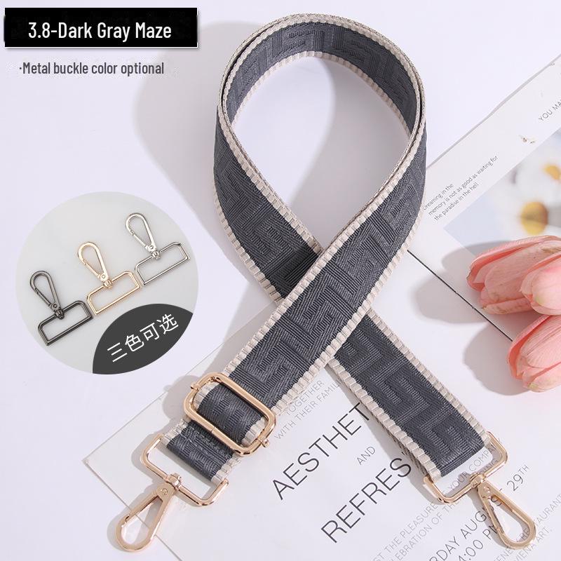 Регулируемый ремень для сумки через плечо в полоску – универсальный, широкий сменный ремень