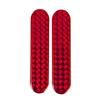 2Pcs Auto Red Night Lamp Door Sticker Warning Tape Car Reflective Strips Safety Mark