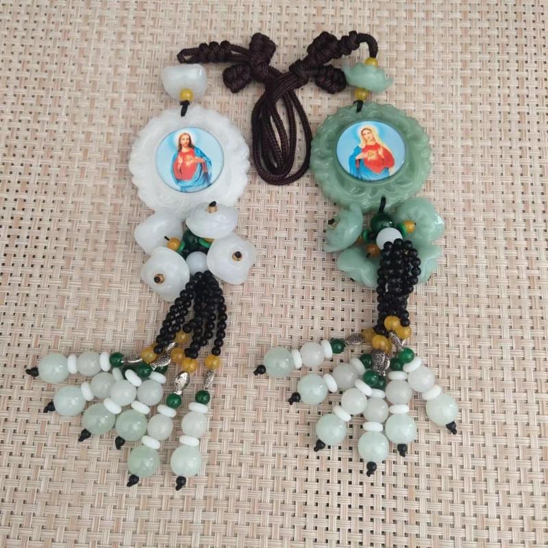 Подвеска Девы Марии Декоративное украшение-шарм Ремесла Домашнее украшение для дома и улицы Путешествия Украшение для автомобиля