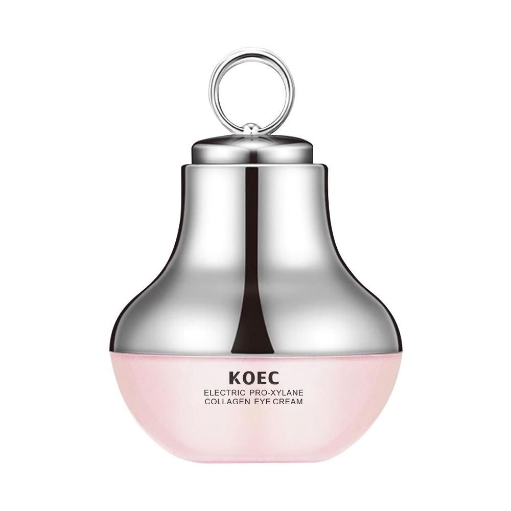 KOEC Collagen Peptide Electric Eye Cream Moisturizing Anti-Wrinkle Firming Eye Serum Massager 0.53oz