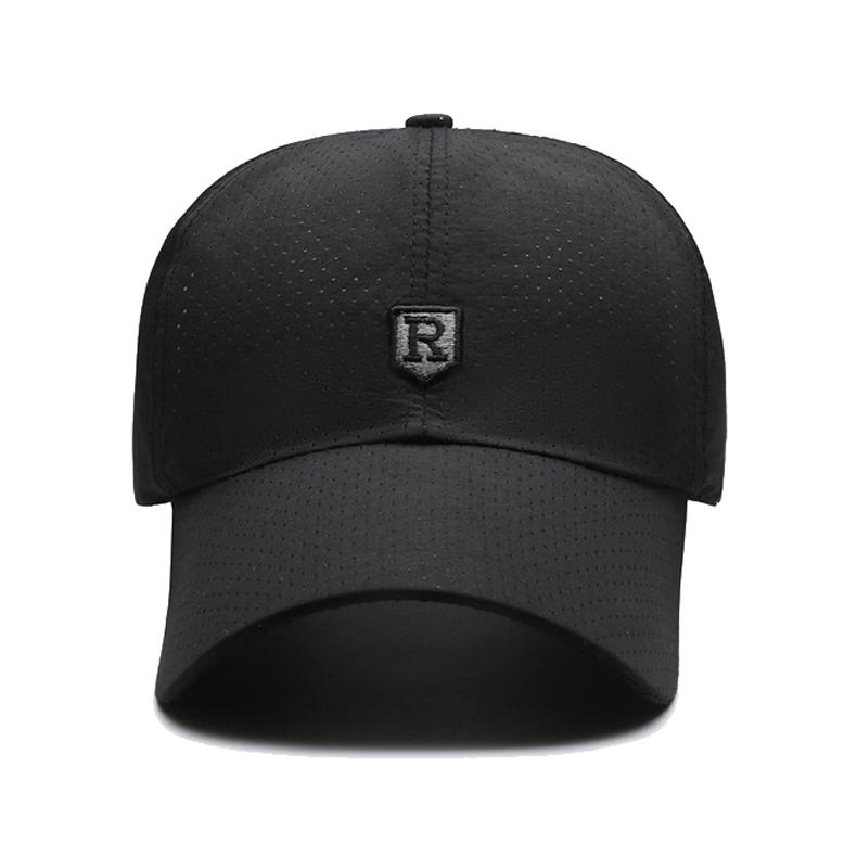 Летняя спортивная быстросохнущая сетчатая дышащая солнцезащитная бейсболка для мужчин и женщин с буквой R