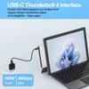 Хаб-расширитель для Surface Pro 9 4K HDMI USB C Thunderbolt 4 PD Зарядка 2 порта USB Аудио Картридер Специальная док-станция для Microsoft Surface Pro 9