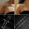 Removable Shoulder Straps Crystal Shoulder Belts Creative Bra Straps  for Women