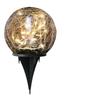 Solar Crackle Ball Garden Light - Outdoor Patio & Lawn Lighting