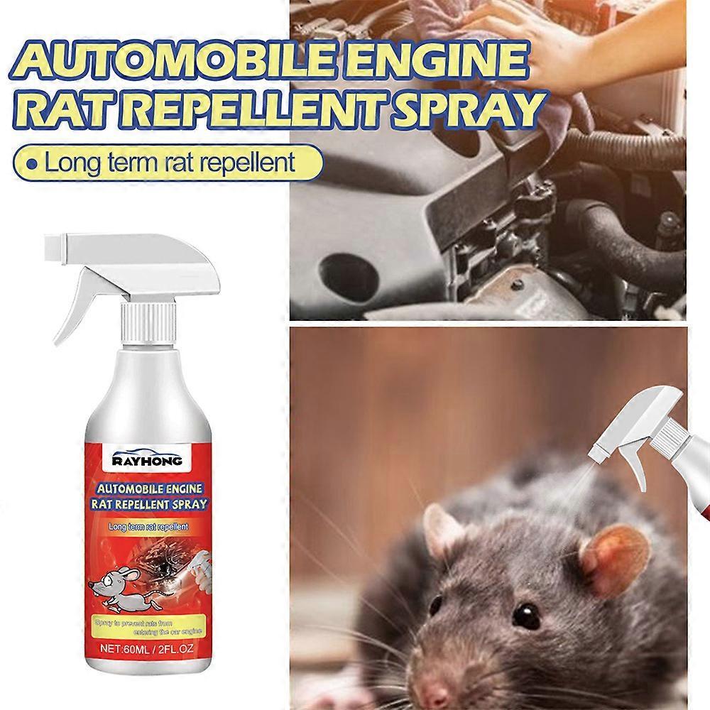 3X New Automobile Engine Rat Mouse Repellent Spray Natural Vehicle Protection