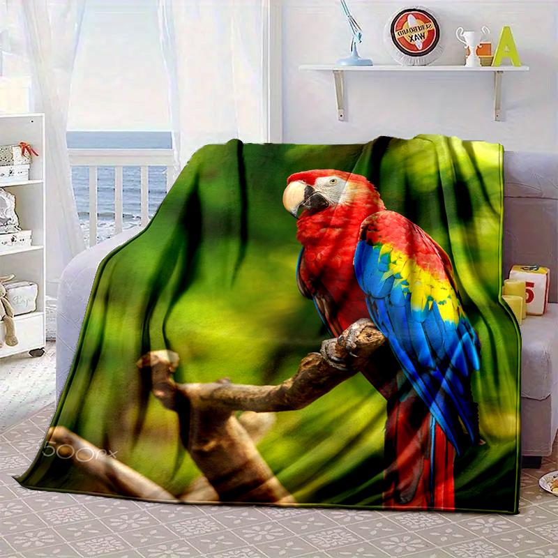 Blue Birds In Blossoms Blanket Flannel Blanket Throw Blanket Sofa Cover Blanket Soft Premium Blanket Picnic Blanket Tv Blanket Gifts