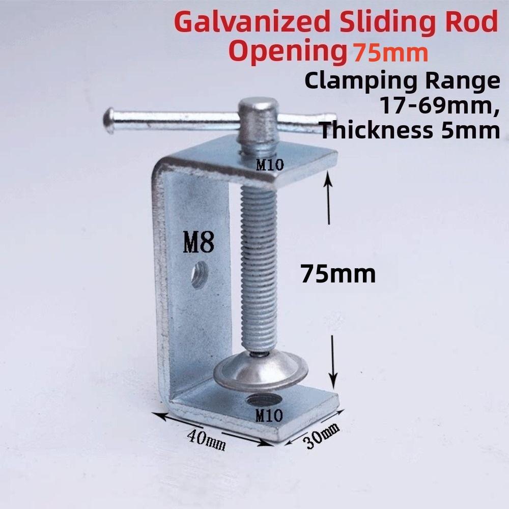 Adjustable Square Clamp Zinc Plating Fixed Holder Clip Professional C-clamp  Hardware Fasteners