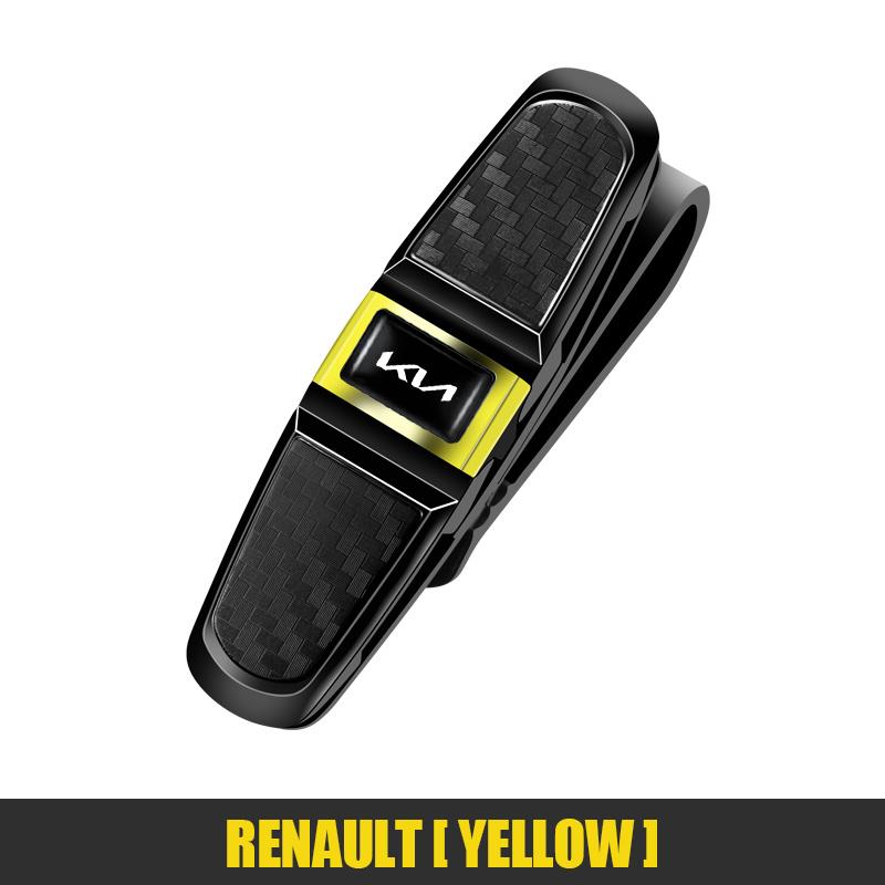 AANL1 1Pcs Car Sun Visor Sunglasses Ticket Card Clamp Auto Interior Accessories For Kia KN Sportage Ceed Picanto Rio ProCeed Forte K7