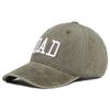 Unisex Washed Cotton Cap Dad Mom Embroidery Baseball Cap Outdoor Couple Chic Dad Hats