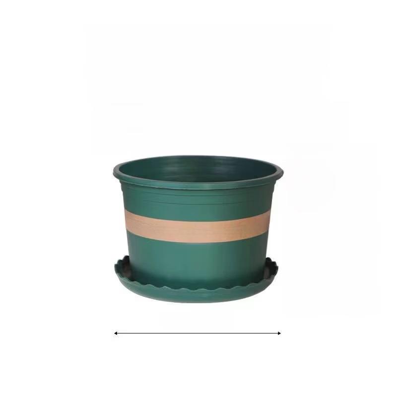 MOJY Thickened Plastic Nursery Gallon Pots