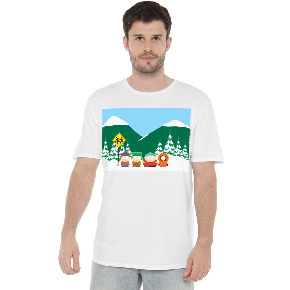 South Park Mens Bus Stop T-Shirt