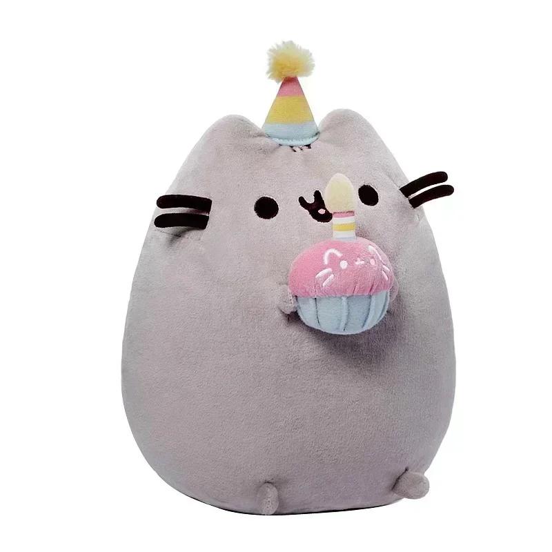 Cute Unicorn Donut Cat Plush Toy Kawaii Anime Ice Cream Pizza Cake Stuffed Animal Doll Gift For Kids Room Decor