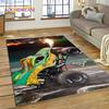 Ковер Мультяшный Грузовик Монстр Монстр Джем для Гостиной Спальни Домашнего Декора, Нескользящий Коврик для Пола Декорация для Дивана Придверный Коврик