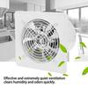 FD100 Exhaust Fan Wall-mounted Noiseless 7 Blades Rainproof Ventilation Fan for Bathroom