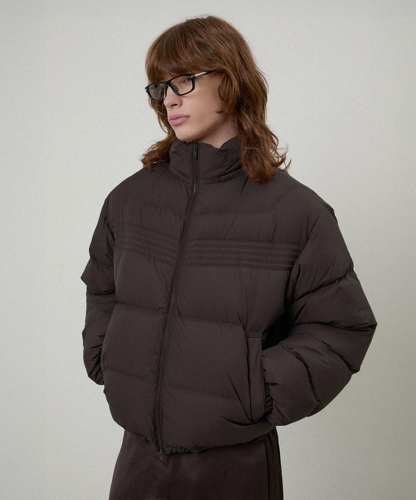 Lmood Kendall Crop Down Puffer Cocoa Brown