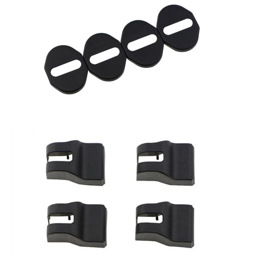 8pcs ABS Car Door Lock Cover Door Check Arm Stopper Cover for Mitsubishi Lancer EX ASX Outlander Sport Protector Accessories