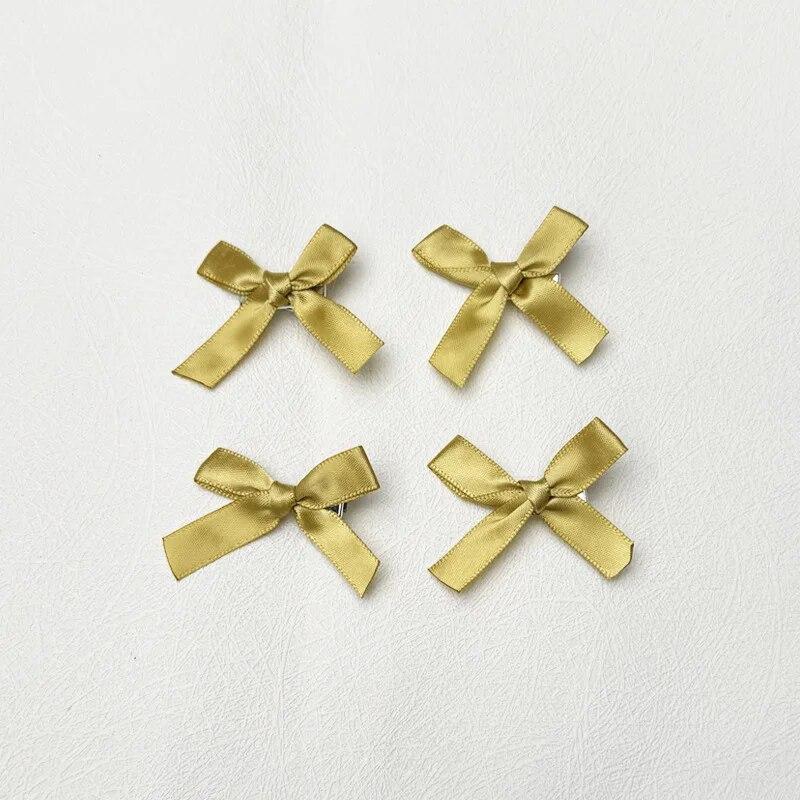 6pcs Ribbon Bow Hair Clips Ballet Sweet Bowknot Hairpins Bang Clip Korean Girls Mini Grabs Clips Women Headwear Hair Accessories