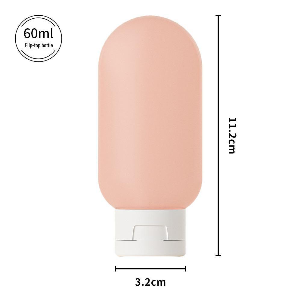 Compact Travel Toiletries Set: Shampoo, Skincare, and Shower Gel Bottles