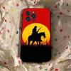 Чехол для телефона Red Dead R-Redemption 2 для iPhone 17 Air 16 15 14 Plus 13 12 Mini 11 Pro Max Черный