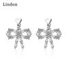 Lindon Women's Zircon Copper Alloy Earrings - Wedding Party Gift Pendant Earrings