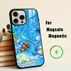 F-Frutiger Aero Aqua N-Nostalgia Чехол для телефона для iPhone17,16,15,14,13,12,11 Plus, Для чехла с магнитной беспроводной зарядкой