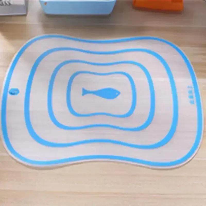 Гибкая прозрачная разделочная доска для кухни, разделочная доска из полипропилена, разделочная доска для овощей, мяса, кухонные аксессуары