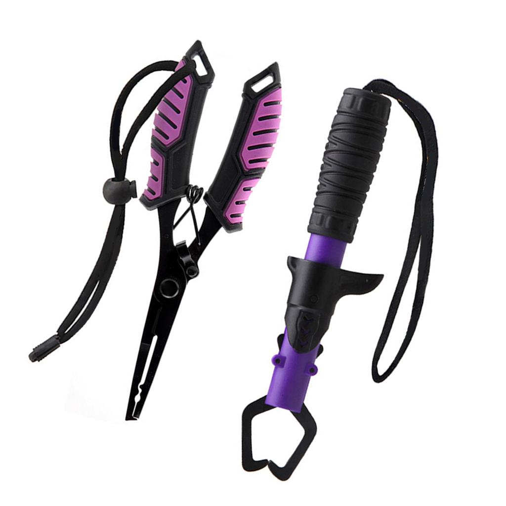 Рыболовные клещи для захвата рыбы, захват для губ из нержавеющей стали с ручкой, многофункциональный резак для лески, извлекатель крючков