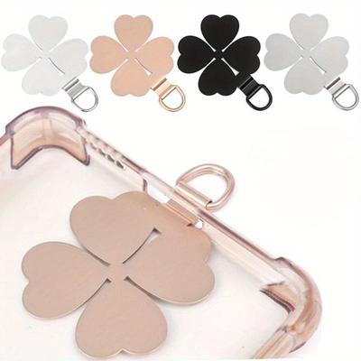 Съемные металлические прокладки для шнурка для мобильного телефона, нашивка, препятствующая потере телефона, ремешок через плечо, шейный ремешок, петли для подвешивания шнура