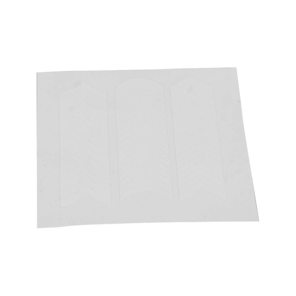 45 листов 3 дизайна Наклейки для нейл-арта для французского маникюра Самоклеящиеся направляющие для французского кончика Наклейки для ногтей