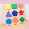 Cognitive Wooden Recognition Board  Preschool Children Early Learning Toy Gift