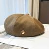 Береты для женщин на осень и зиму в японском стиле, шляпы художника, которые делают лицо маленьким и универсальными, шляпа-тыква-бутон для большой головы