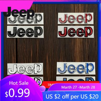 Металлическая наклейка для Jeep для JEEP Wrangler Tj Jk Jl Grand Cherokee Commander Renegade Liberty Compass Patriot Автомобиль Передний Багажник S