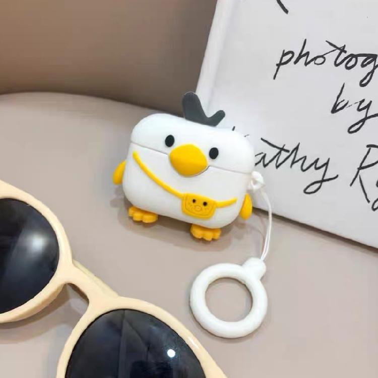 Мягкий силиконовый чехол-кожура для Realme Buds T300, ударопоглощающий чехол, мультяшный