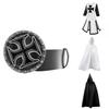 Knights Templar Costume For Stage Performance With Digital Print Cotton Blend For Adults