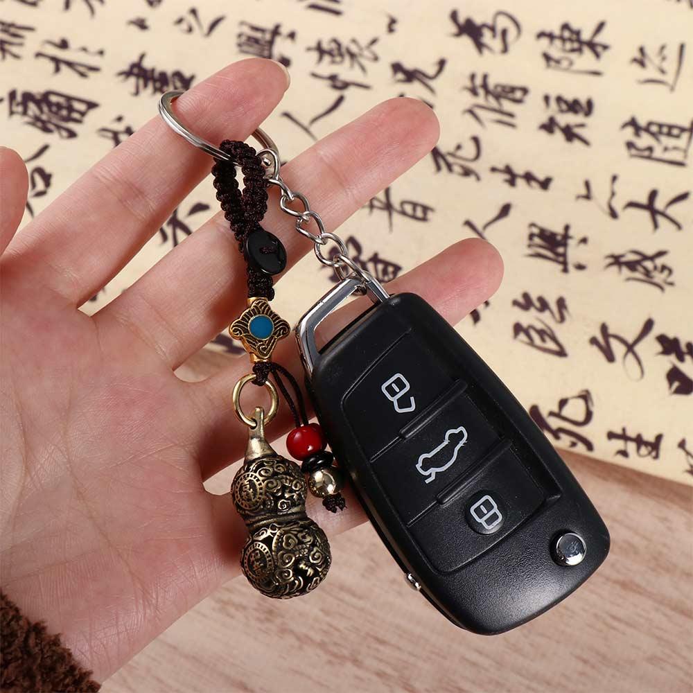 Fengshui DIY Making Accessories Car Keyring Brass KeyChains Keychain Components Jewelry Findings