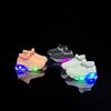 LED Light Breathable Slip-On Knit Sports Shoes for Kids