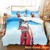 Overwatch 2 Kiriko Heads Bedding Set Duvet Cover Sheet Printed Bed Set Pillowcase Bed Full Queen King Size Comforter Bedroom