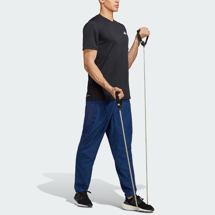 Adidas Train Essentials Training Tee With Solid Color Logo Men Tops IC7428