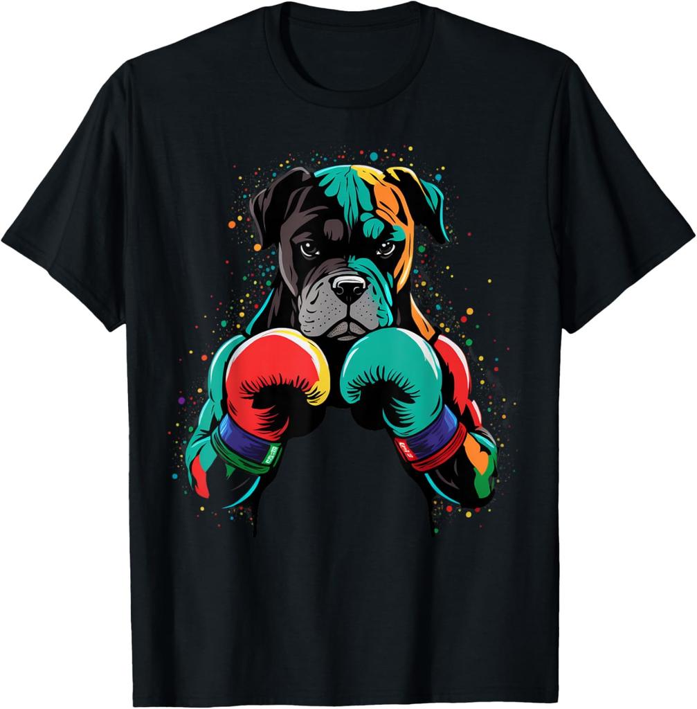 Funny Kickboxing or Boxing Boxer Dog Men Women Kids T-Shirt