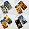 Чехол с подсолнухом и Звездной ночью Ван Гога для Motorola Moto Edge 50 30 Fusion 40 NEO Ultra Pro E14 G20 E15 G35 G84 G13 G53