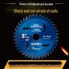 Ultra-thin Lithium-ion Circular Saw Blade, 4" 110*30T & 5" 125*40T, Super Sharp & Nail-resistant Alloy.