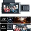 Новая автомобильная камера с датчиком движения Black Box Dash HD 1080P Cam Dashcam G-Sesor 360 ° Lens Rotation DVR 3 дюйма с WiFi Night Vision