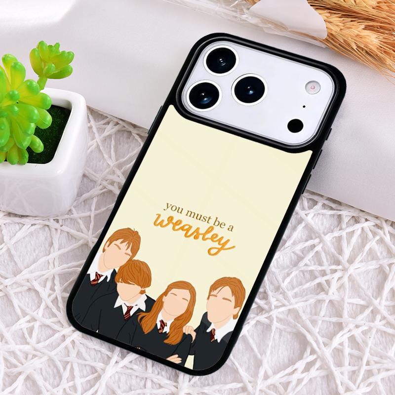 Забавный чехол для телефона Фреда и Джорджа Уизли для iPhone 17 Air 16 15 11 12 14 13 Pro Max Ударопрочный чехол