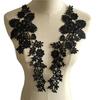 Computer Embroidery Black Lace Collar Diy Lace Lace Dress Accessories Pair For Sale