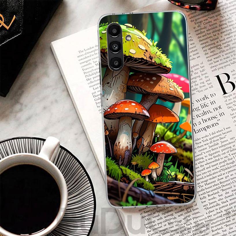 Colorful Mushroom Phone Case For Samsung A17 A16 A26 A36 A56 A15 A14 A13 A55 A54 A53 A35 A34 A33 A25 A24 A23 A05S A04S A03S Gala